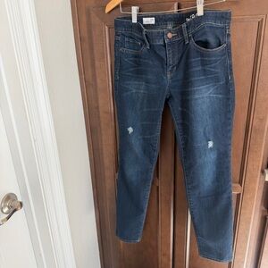 GAP Women's Skinny Leg Jeans in Deep Indigo